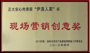 5.營(yíng)銷(xiāo)創(chuàng  )意獎2013.4